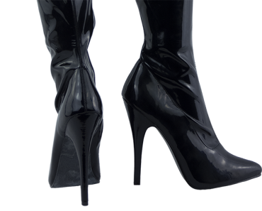 6″ Pleaser Black Boots