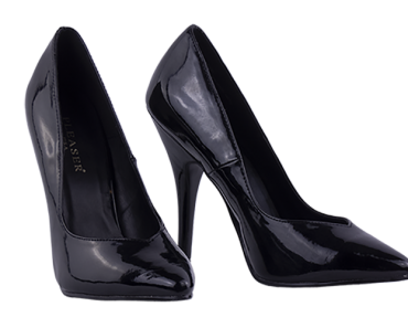 5″ heel Pleaser black décolleté