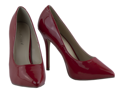5.25″ heel Pleaser Shoes Red Décolleté