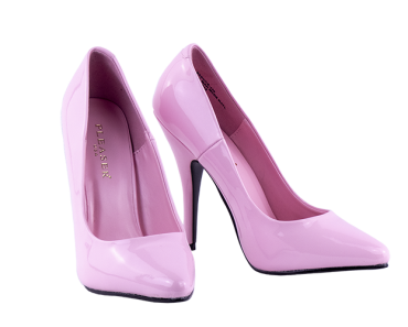 4.75 inch heels no platform Pleaser Pink Pumps